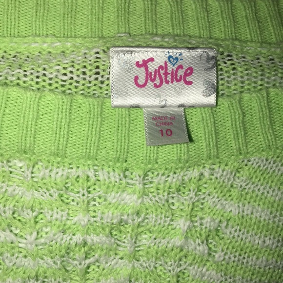 Girls’ Justice light weight sweater!  sz10 - Picture 3 of 4